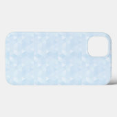 Coque ipad en mosaïque du triangle bleu Pastel (Verso (horizontal))