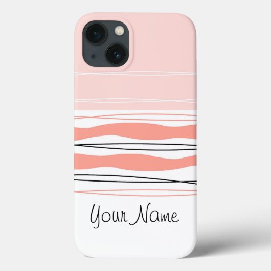 Coque ipad horizontal du nom de la bande rose de l (Verso)