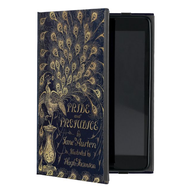 Coque iPad Mini Antique Jane Austen Fierté et préjugé Peacock (Devant)
