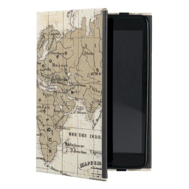 Coque iPad Mini Mappemonde (Devant)