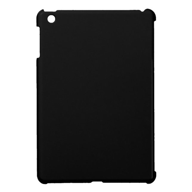 Coque iPad Mini Mini-i i iPad couleur noire (Dos)