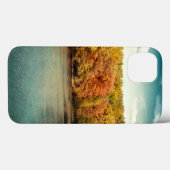 Coque ipad Monogramme de l'eau des arbres forestie (Verso (horizontal))