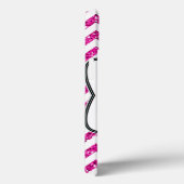Coque ipad Monogramme Fille Chevron rose moderne (Verso / Droite)