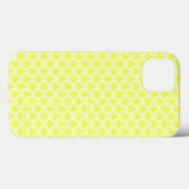 Coque ipad Motif Neon Yellow Fish Scale (Verso (horizontal))