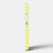 Coque ipad Motif Neon Yellow Fish Scale (Verso / Gauche)