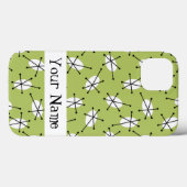 Coque ipad "Nom" Multi Vert Dazzle (Verso (horizontal))
