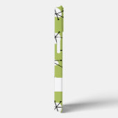 Coque ipad "Nom" Multi Vert Dazzle (Verso / Droite)