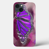 Coque ipad papillon Amethyst violet Monarch (Verso)