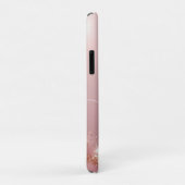 Coque ipad personnalisé Blush Rose Gold - Personna (Dos/Droite)