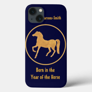 Coque ipad personnalisé : Motif de cheval à effet