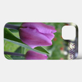 Coque ipad Tulipe pourpre (Verso (horizontal))