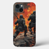 coque iphone13 de guerre (Verso)