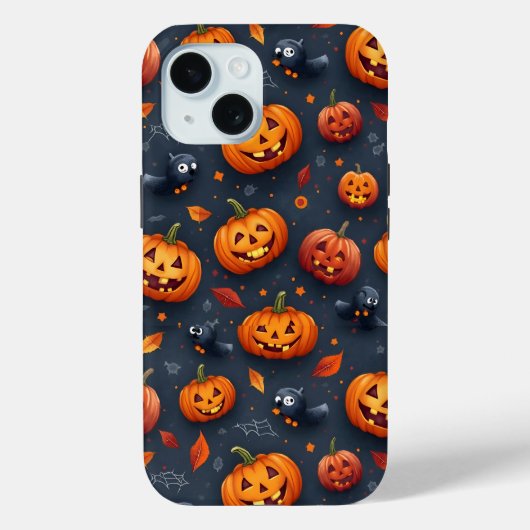 Coque iPhone15 à thème Halloween (Verso)