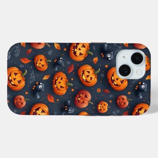 Coque iPhone15 à thème Halloween (Verso (horizontal))