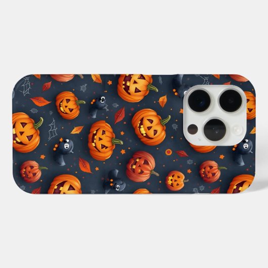 Coque iPhone15 Pro à thème Halloween (Verso (horizontal))
