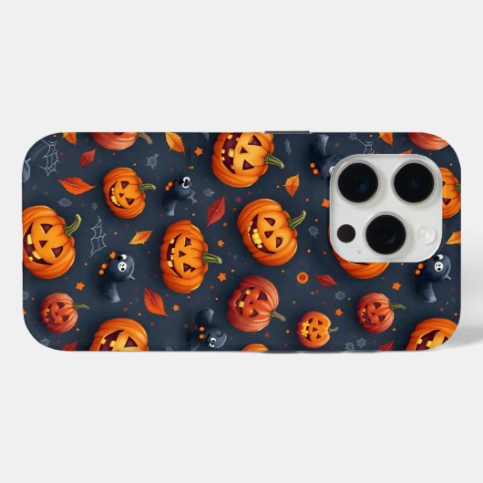 Coque iPhone15 Pro à thème Halloween (Verso (horizontal))