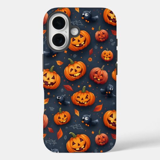 Coque iPhone16 à thème Halloween (Verso)