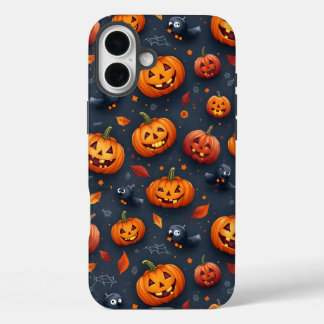 Coque iPhone16 à thème Halloween