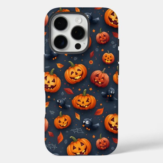 Coque iPhone16 Pro à thème Halloween (Verso)