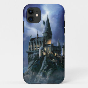 Coque iPhone 11 Château Harry Potter   Hogwares à lune