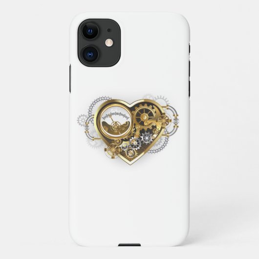 Coque iPhone 11 Coeur vapeur avec un manomètre (Dos)
