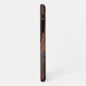Coque iPhone 11 Connexion fluide Mat d'art Abstrait (Côté gauche)