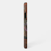Coque iPhone 11 Connexion fluide Mat d'art Abstrait (Côté droit)