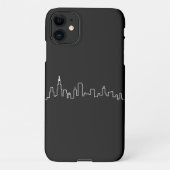 Coque iPhone 11 Coque de l'iPhone 11 Skyline de Chicago (Dos)
