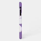 Coque iPhone 11 Fleur vectorielle marguerite violette Zazzle Basic (Côté gauche)