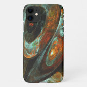 Coque iPhone 11 Fractionner l'art Abstrait (Dos)