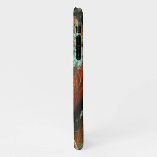 Coque iPhone 11 Fractionner l'art Abstrait (Côté gauche)