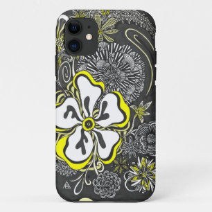 Coque iPhone 11 Frill Floral Couleur personnalisable Coque pou