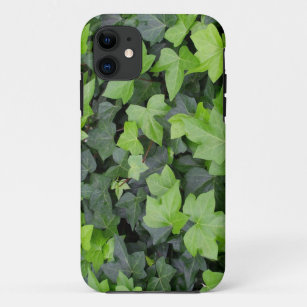 Coque iPhone 11 Impression botanique verte Ivy