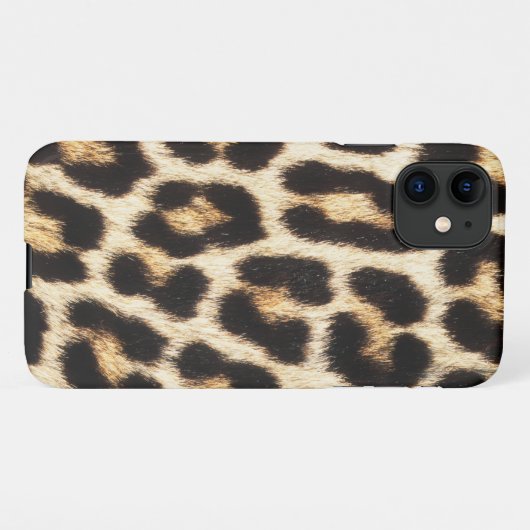 Coque iPhone 11 Léopard iPhone 11Slim Fit Coque, brillant (Dos Horizontal)