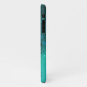 Coque iPhone 11 Skeleton Keys on Green Background (Côté gauche)