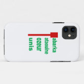 Coque iPhone 11" TOURISME  TUNISIE  (Dos (Horizontal))