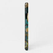 Coque iPhone 11 Veille bijoux Steampunk sur un Arrière - plan vert (Côté droit)
