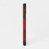 Coque iPhone 11Pro à damiers Monogramme Noël Rouge Buffle Plaid (Côté droit)