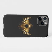 Coque iPhone 11Pro Ailes de Steampunk (Dos Horizontal)
