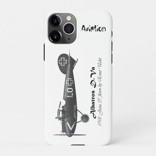 Coque iPhone 11Pro Albatros D.Va (Dos)