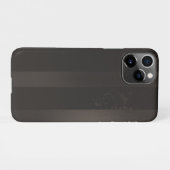 Coque iPhone 11Pro Arrière - plan brun rayé Steampunk (Dos Horizontal)