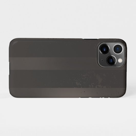 Coque iPhone 11Pro Arrière - plan brun rayé Steampunk (Dos Horizontal)