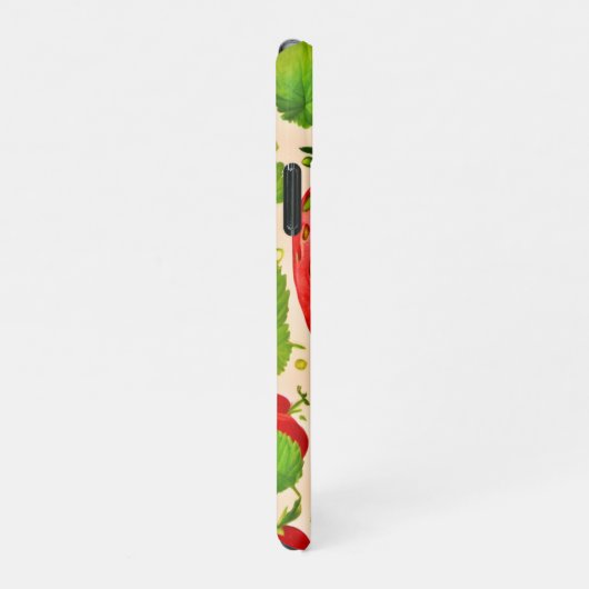 Coque iPhone 11Pro Artwork de fraises dadaïstes (Côté droit)