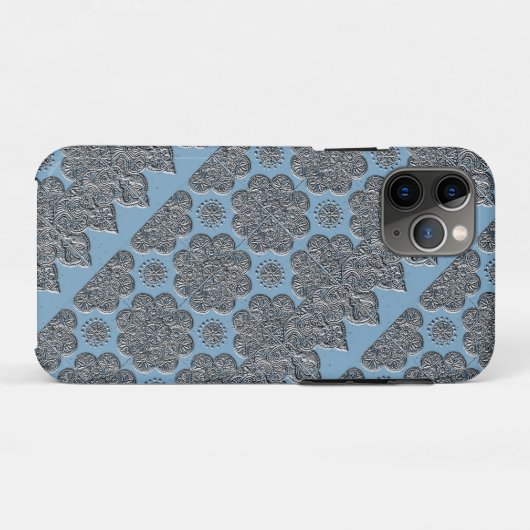 coque iPhone 11Pro avec brocade intégrée (Dos (Horizontal))