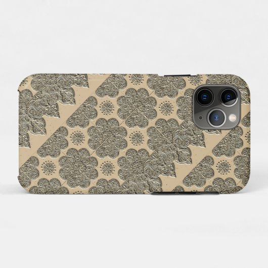 coque iPhone 11Pro avec brocade intégrée (Dos (Horizontal))