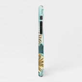 Coque iPhone 11Pro Branche avec Feuilles d'or Ginko Biloba (Côté gauche)