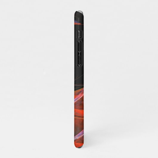 Coque iPhone 11Pro Briser le Cercle Vortex de Feu Art Abstrait (Côté gauche)