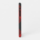 Coque iPhone 11Pro Buffalo Check Red and Black Carrés Plaid (Côté gauche)