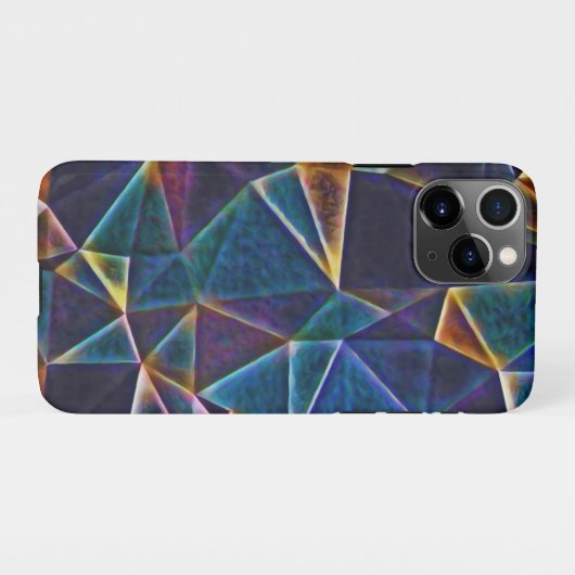 Coque iPhone 11Pro Bulles cassées (Dos Horizontal)