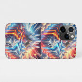 Coque iPhone 11Pro Clash Skyward : L'île du feu et de la glace (Dos Horizontal)